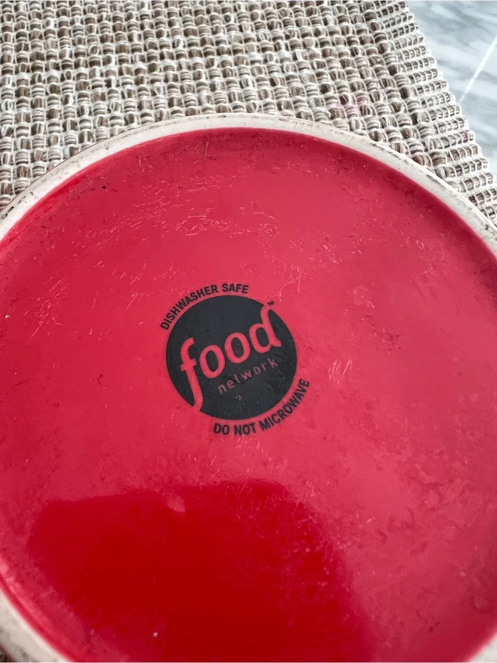 Butter Bell Red Glossy Ceramic